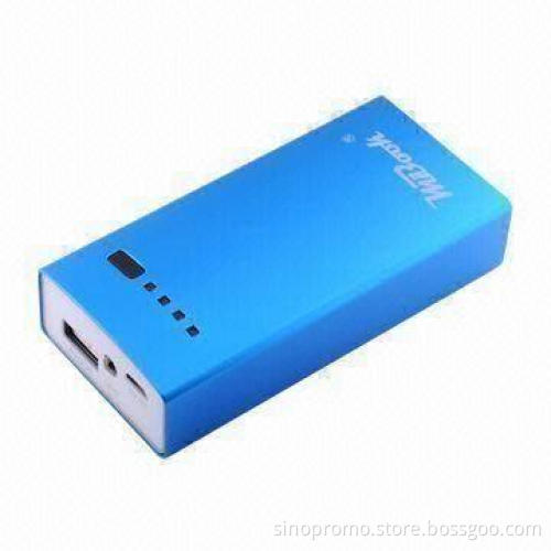 Metal Portable Power Bank for Smart Phones, Measures 108 x 60 x 16mm